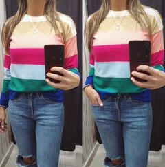 SWEATERS DE BREMER RAYADOS MULTICOLOR