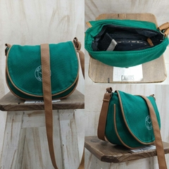 Mini Bandoleras de Lona Verde Beneton