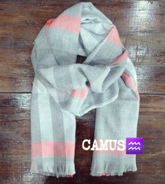 Ruanas Gris con coral