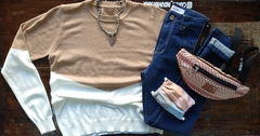 Sweaters bicolor V