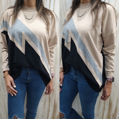 Sweater London Crudo/Negro
