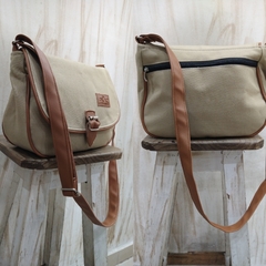BANDOLERAS MEDIANAS DE LONA COLOR BEIGE
