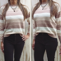 SWEATERS DE BREMER ROMA BEIGE/ROSA
