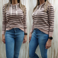SWEATERS DE BREMER C/CAPUCHA, ROSA