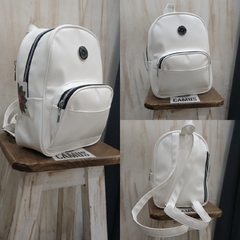 MINI MOCHILAS CARTAGENA BLANCA