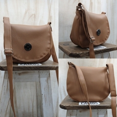 MINI BANDOLERAS ECOCUERO MARRON