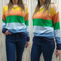 SWEATERS RAYADOS COLORIDOS