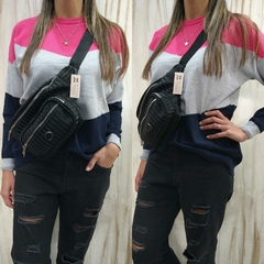SWEATERS DE BREMER TRICOLOR FUCSIA
