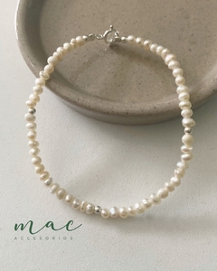 Pulsera plata Olivia - comprar online