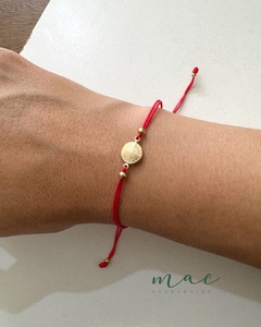Pulsera San Benito gold simple - comprar online