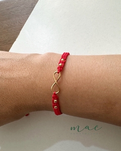 Pulsera infinito gold