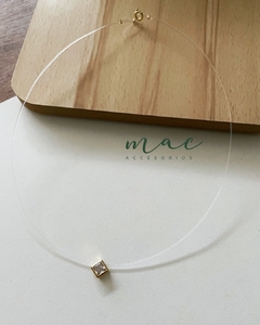 Collar tanza rombo gold