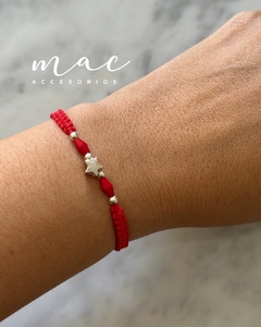 Pulsera plata Estrella