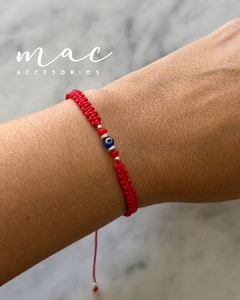 Pulsera plata amuleto - Accesorios MAC