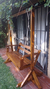 Hamaca Con Soporte, En Madera Deck - Woodgardenexperience