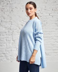 8706 / Sweater Oversize Punto Inglés