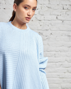 8706 / Sweater Oversize Punto Inglés en internet