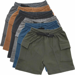 Short Cargo de Algodon Rustico - Talle 8,12 y 16