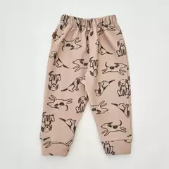 Pantalon frisa jogger perritos - Talle 18 meses - comprar online