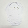 Body interlock blanco bordado - Talle 18 meses