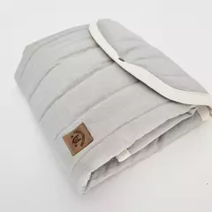 Cambiador de Tusor gris con interior impermeable - comprar online
