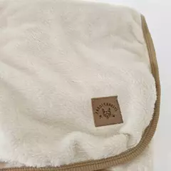Manta coral fleece beige - Inquietos