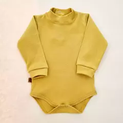 Body polera interlock mostaza ML - Talle 12 y 24 meses - comprar online