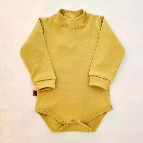 Body polera interlock mostaza ML - Talle 12 y 24 meses - comprar online