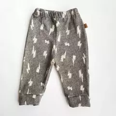 Pantalon frisa jogger rayos fondo negro - 12 y 24 meses - comprar online