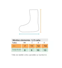 Medias elemento blanco bebe - Talle 1 en internet