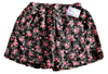 short floreado con encaje - talle 12