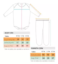 Body interlock blanco pantalon zorrito - Talle 2 en internet