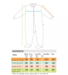 Enterito interlock osos celeste y verde - Talle 1 - comprar online
