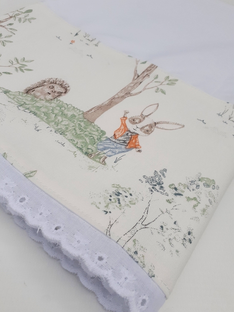 Erizo y Conejito- Sabanas Cuna Charriot - comprar online