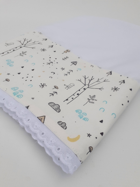Nubes y Arbolitos - Sabanas Cuna Colecho - comprar online