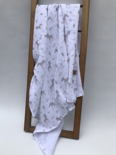 Muselina Baby Cotton CEBRA - comprar online