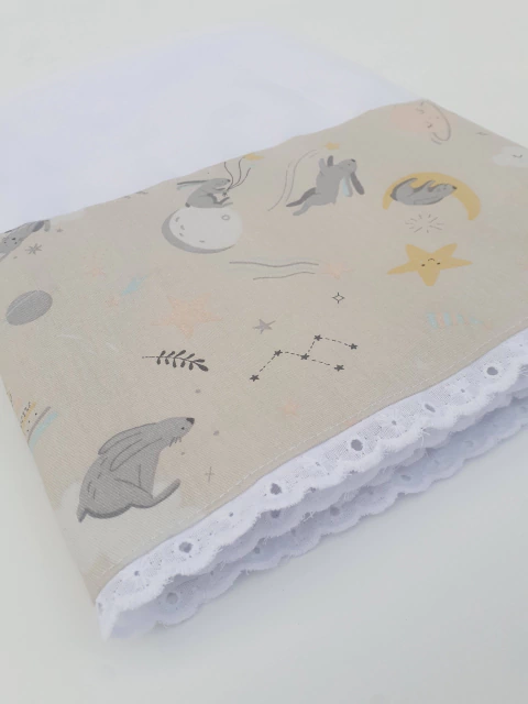 Conejo en la Luna - Sábanas Cuna Charriot - comprar online