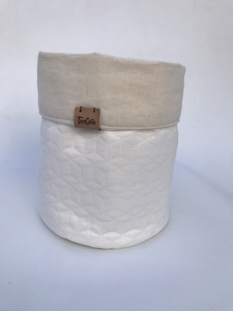Cesto Redondo Blanco - comprar online