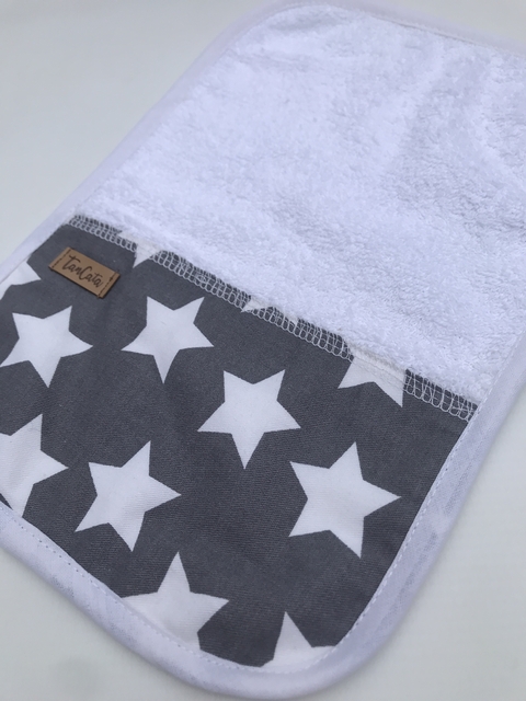 Babita Estrellas Blancas Borde Blanco - comprar online