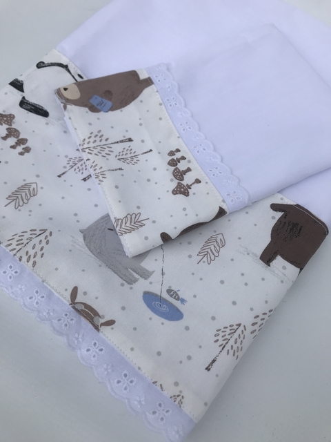 Ciervo y Conejito - Sabanas Cuna Colecho - comprar online