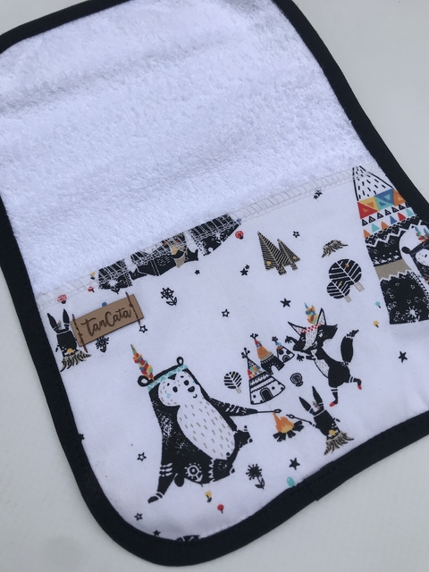 Babitas Animalitos y Carpitas Borde negro - comprar online