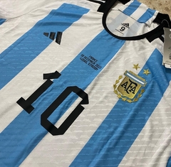 Camisa Adidas Seleção da Argentina Versão Jogador Final da Copa do Mundo 2022 - comprar online