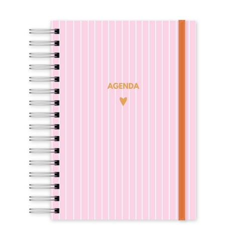 Agenda Listrado (Rosa)