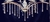 ARAÑA SALOME CON PANTALLA 6 luces - tienda online
