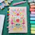 Cuaderno A5 con discos Tapiz floral.