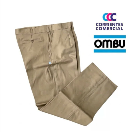 PANTALON GABARDINA CLASICO " OMBU "