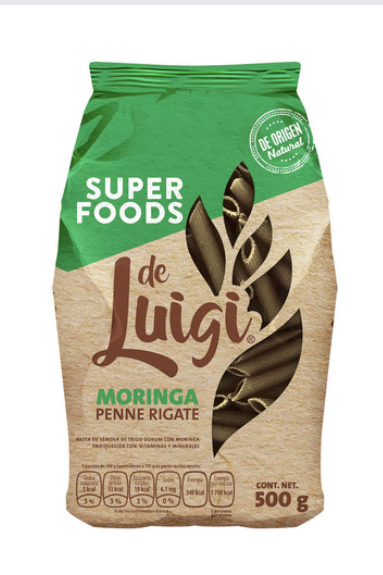 PASTA DE LUIGI PENNE RIGATE CON MORINGA 500g