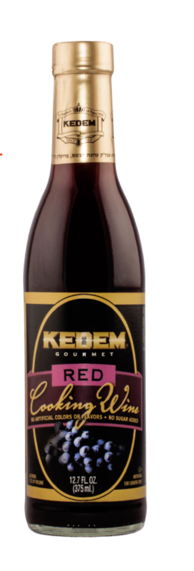 VINO PARA COCINAR ROJO KEDEM 375ML