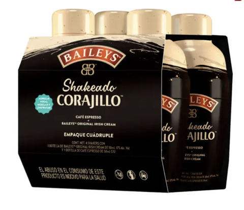 LICOR CORAJILLO BAILEYS 4pzas