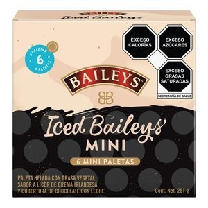 MINI PALETAS BAILEYS CREMA IRLANDESA 6pzas